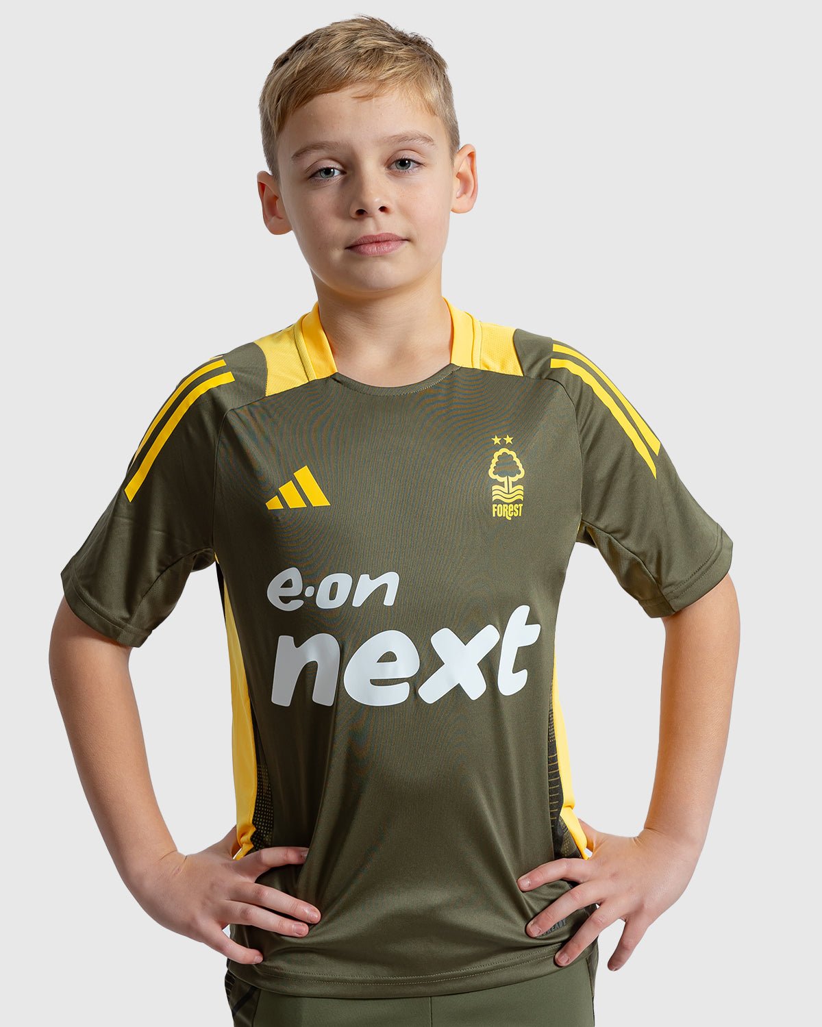 NFFC Junior Olive Travel Jersey 24/25