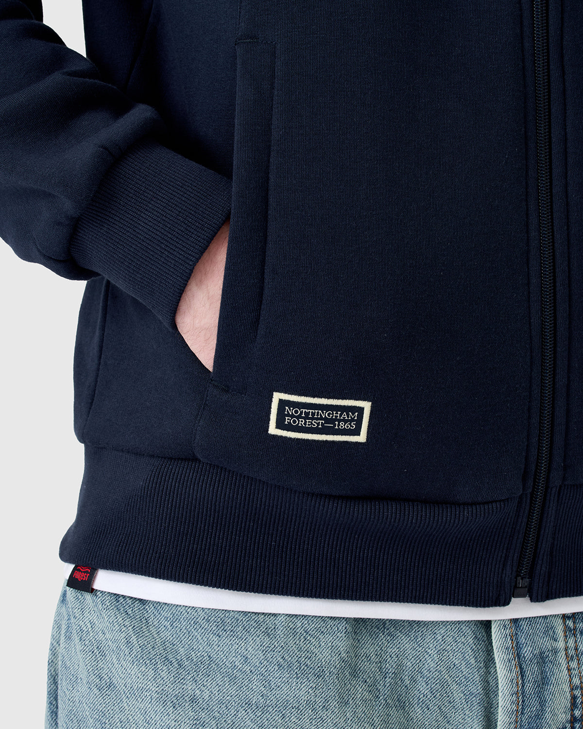 NFFC Heritage Navy Full Zip Hoodie