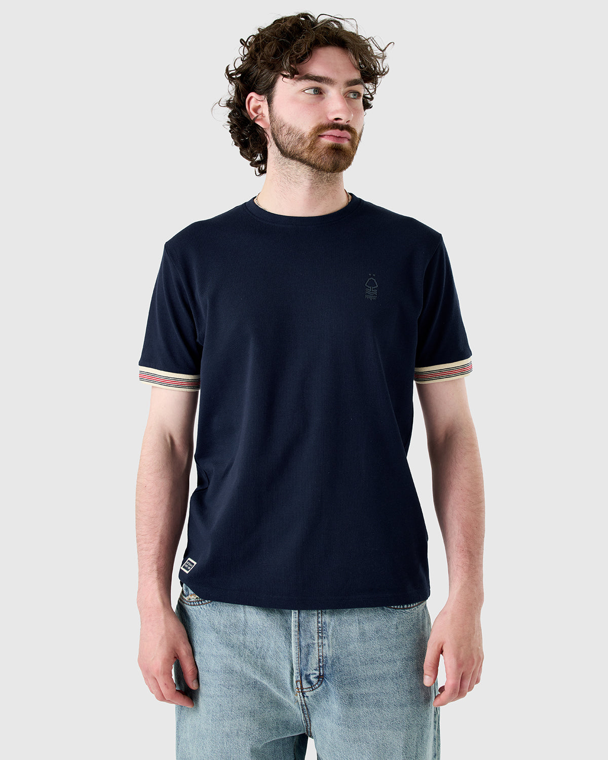 NFFC Heritage Navy Tipped T-Shirt