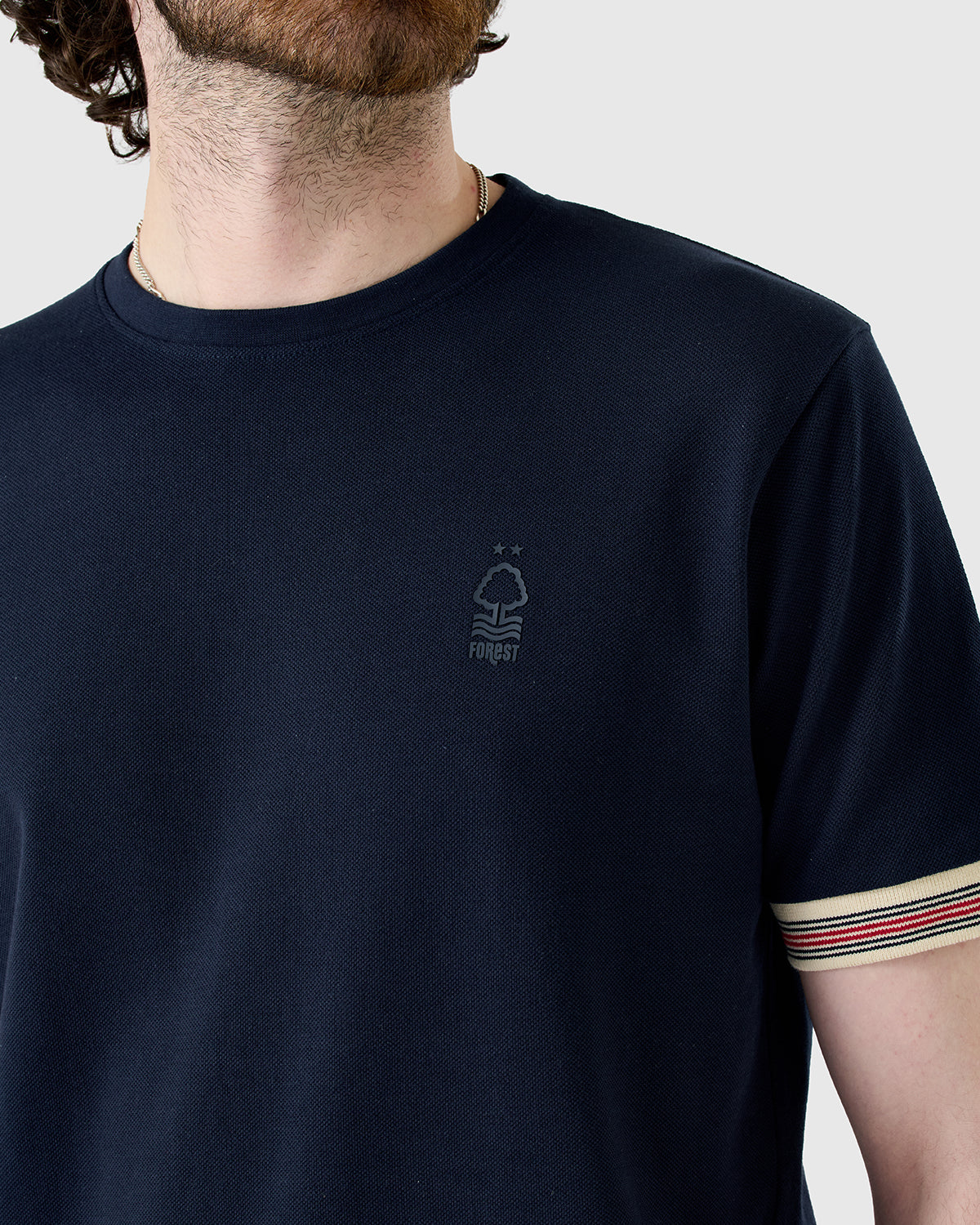 NFFC Heritage Navy Tipped T-Shirt