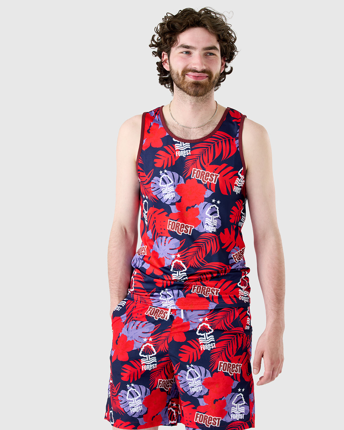 NFFC Holiday Hawaiian Vest