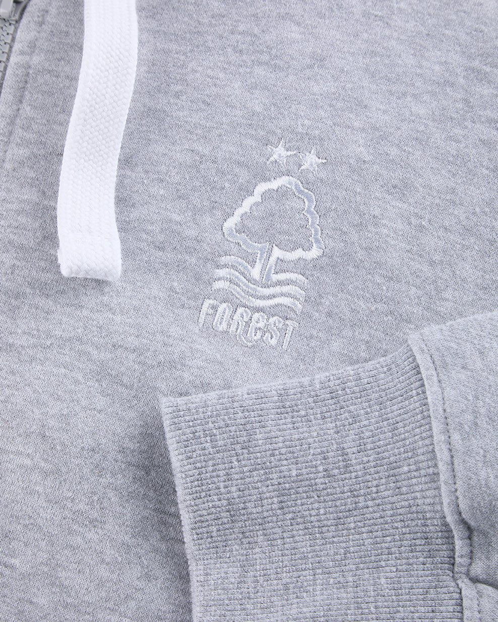 NFFC Junior Grey Essential Full Zip Hoodie