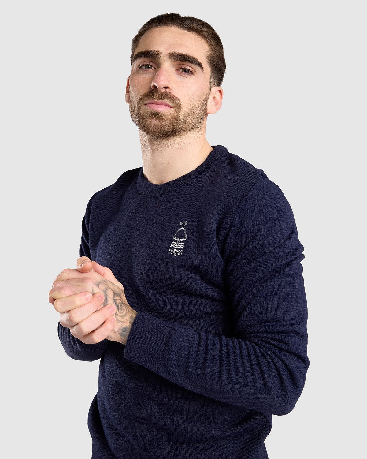 NFFC Navy Essential Knit Crewneck