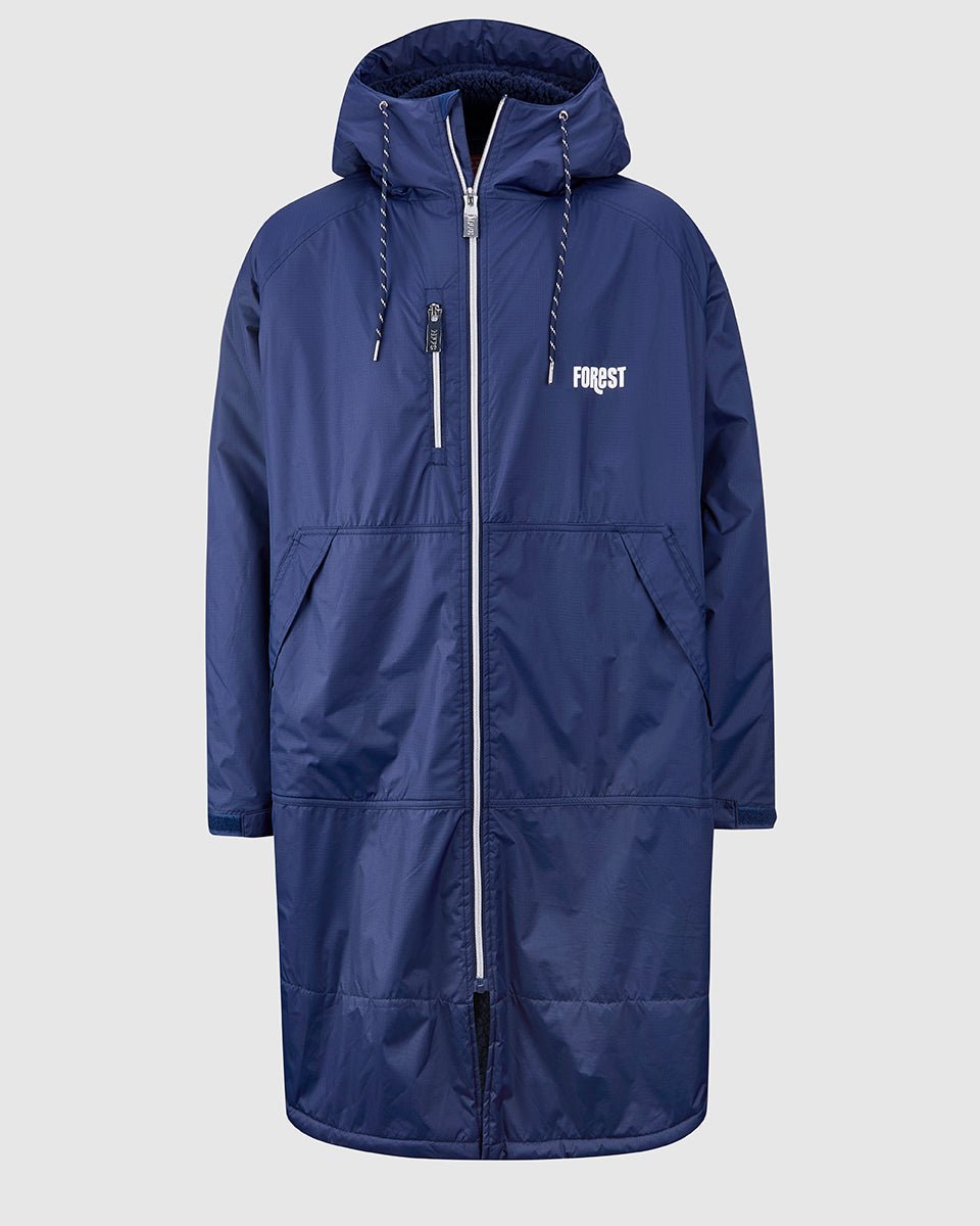 NFFC Navy Sherpa Lined Changing Robe