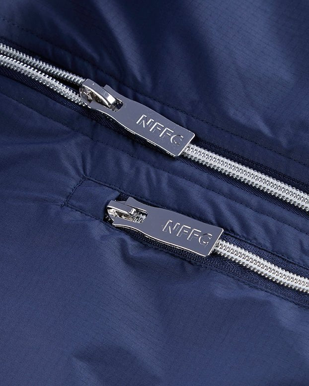 NFFC Navy Sherpa Lined Changing Robe