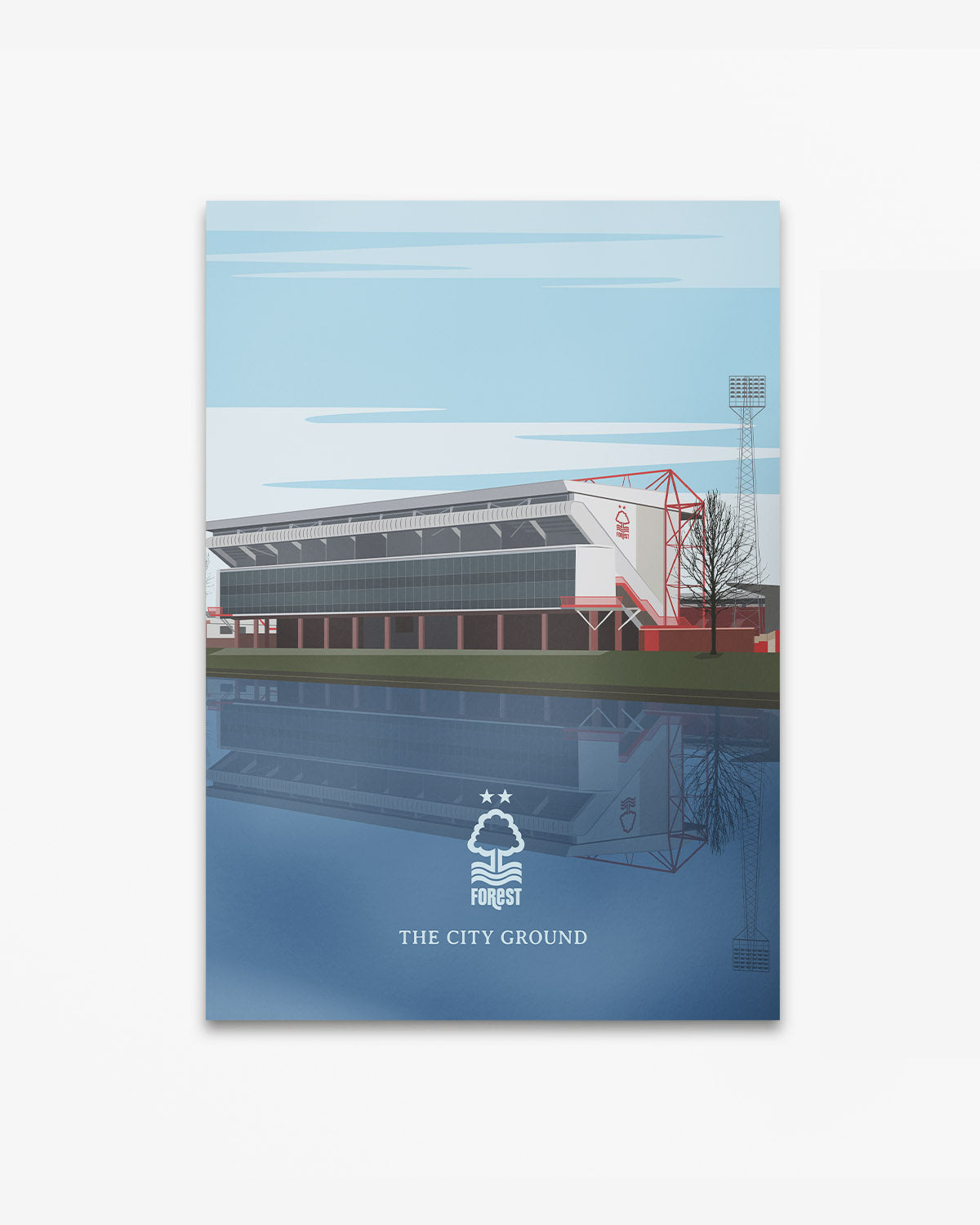 NFFC City Ground A3 Print