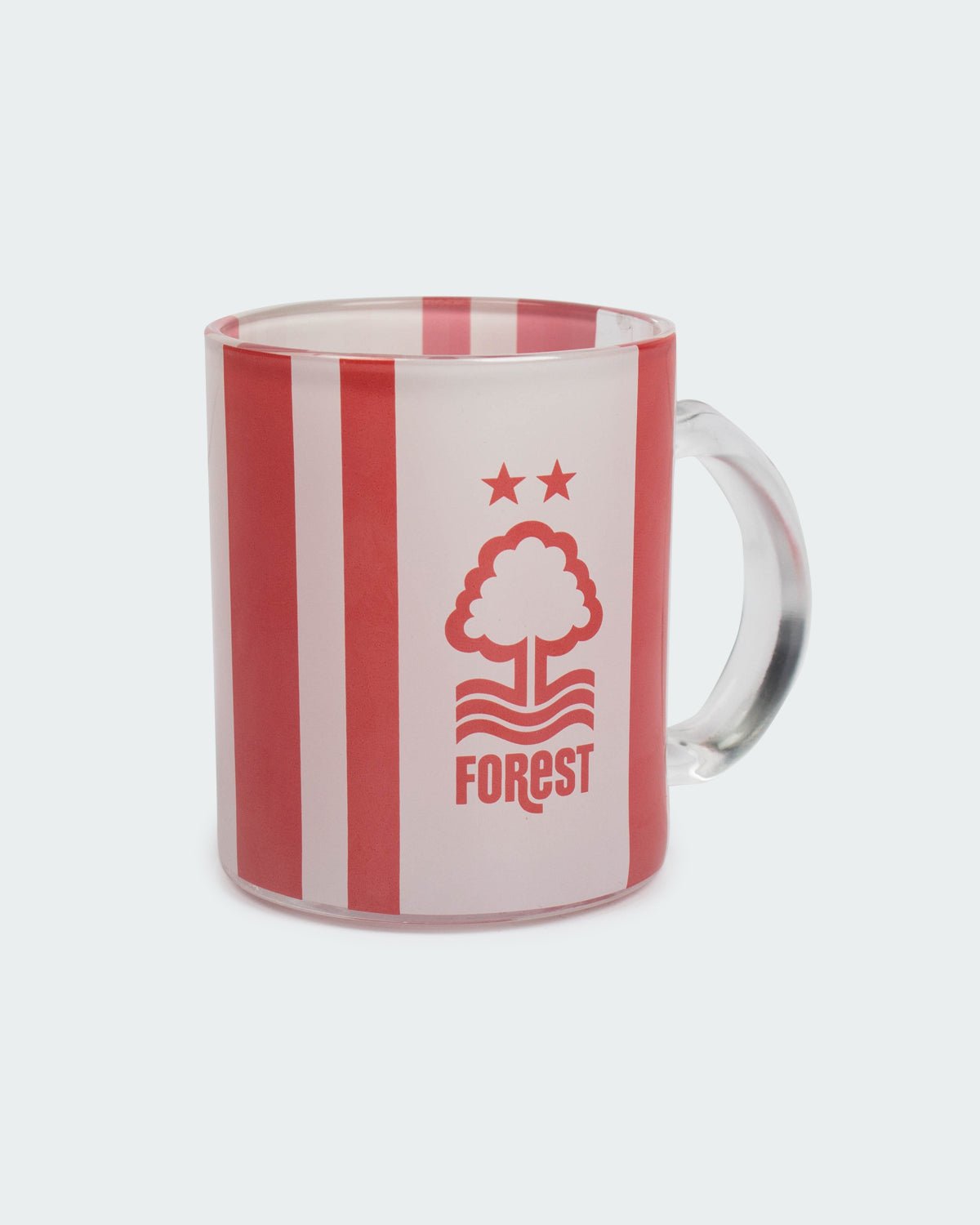 NFFC Striped Glass Mug