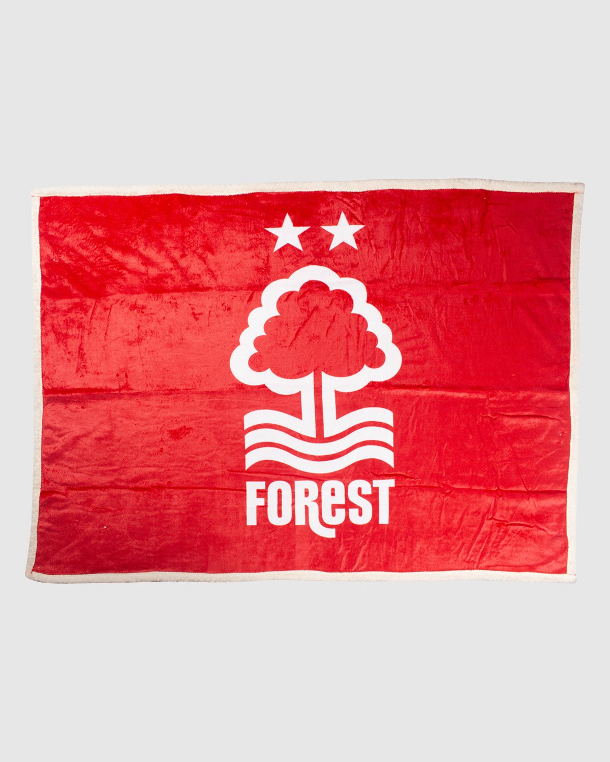 NFFC Red Fleece Sherpa Blanket