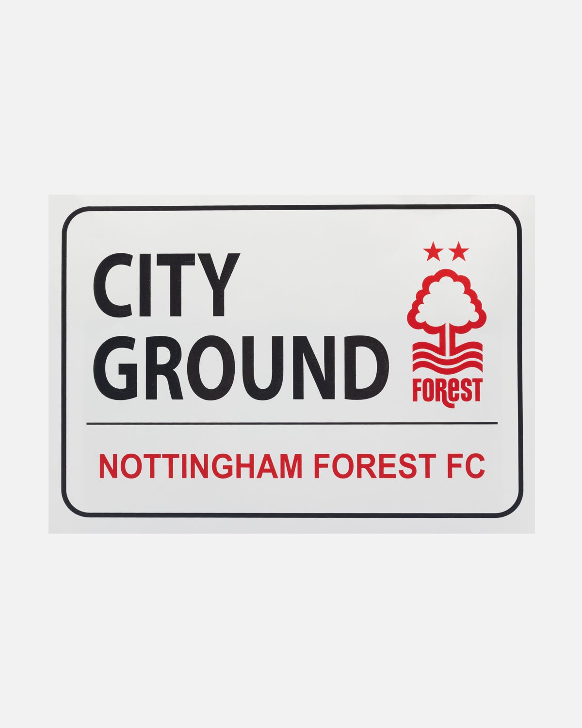 NFFC A5 Street Sign Decal