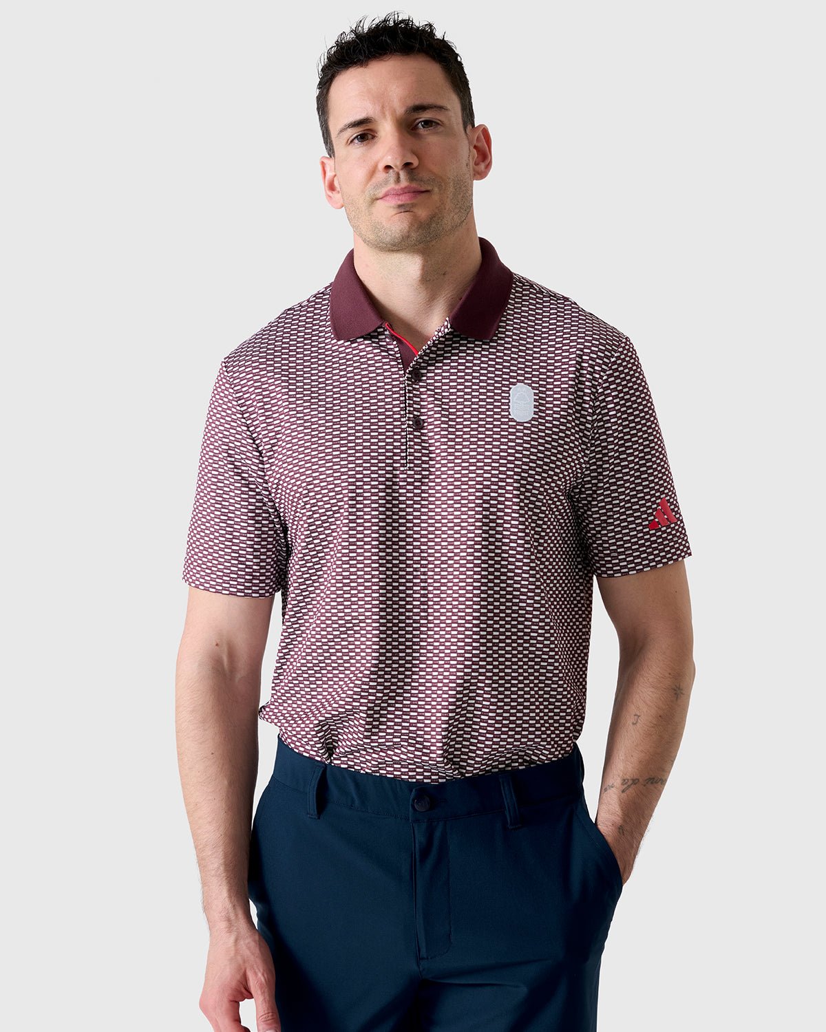 NFFC Adidas Golf Beyond Textured Polo