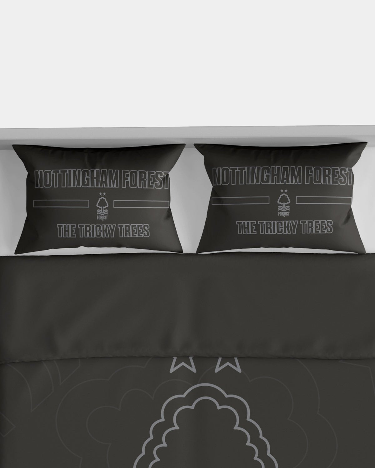 NFFC Black Twin Pack Pillow Cases