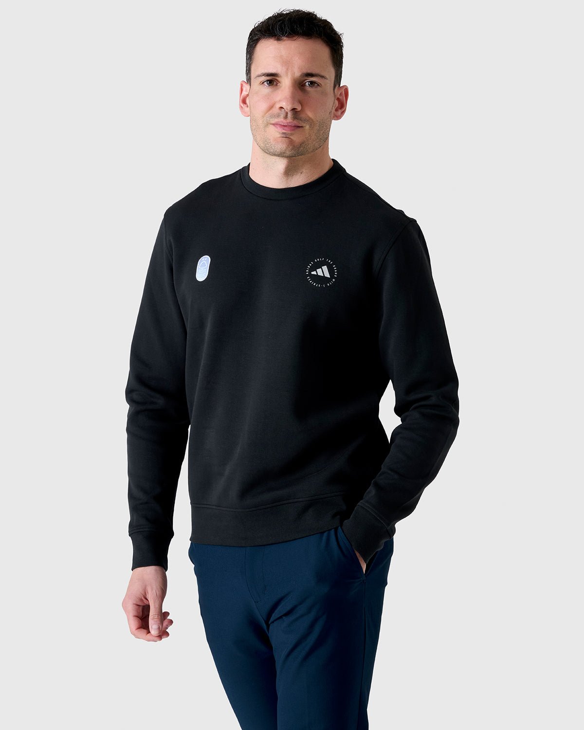 NFFC Adidas Golf Core Black Crewneck Sweatshirt