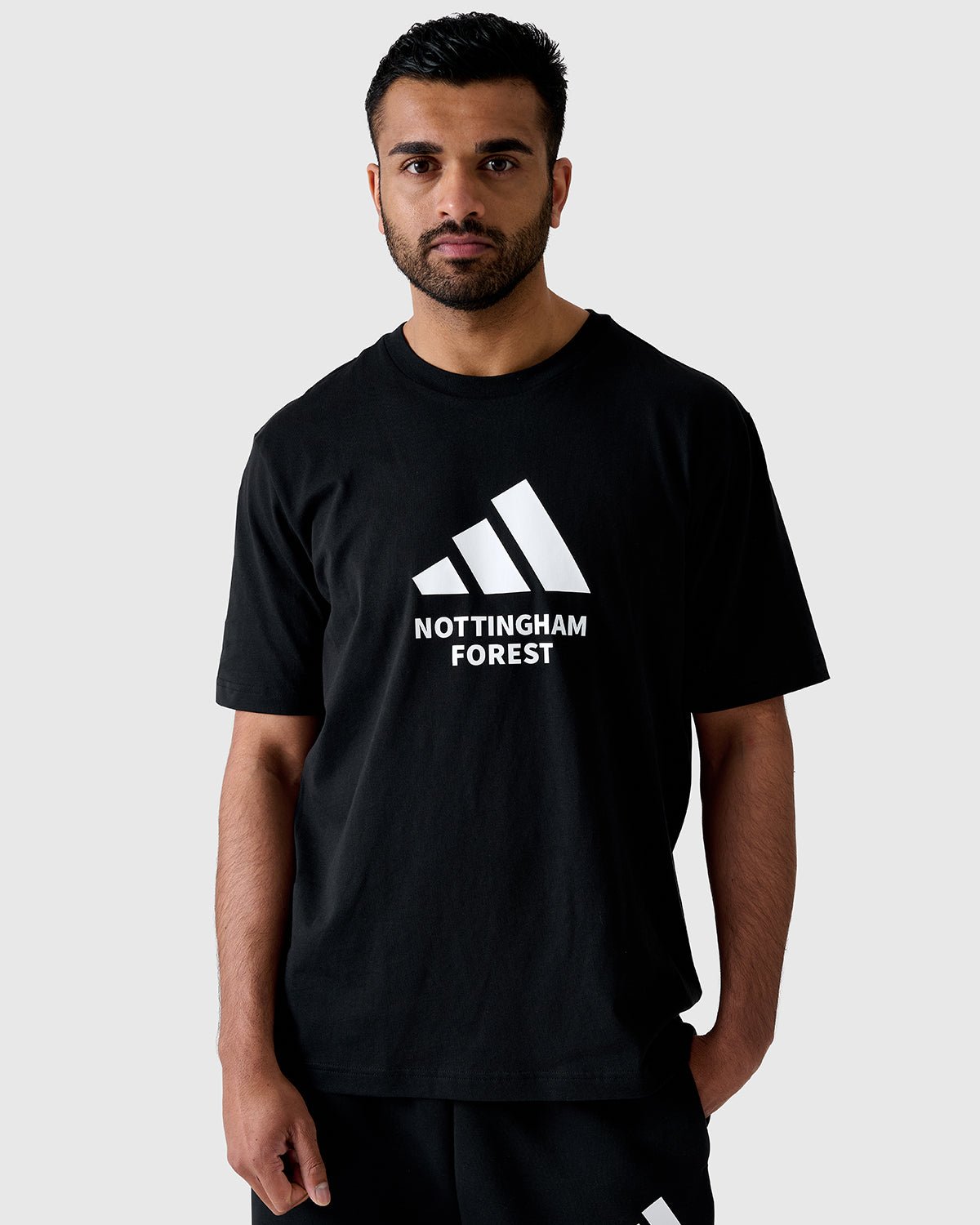 NFFC Adidas Future Icons 3-Bar Black T-Shirt