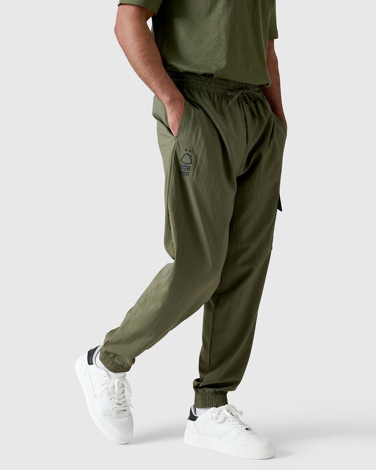 NFFC Adidas Small Logo Olive Cargo Pants