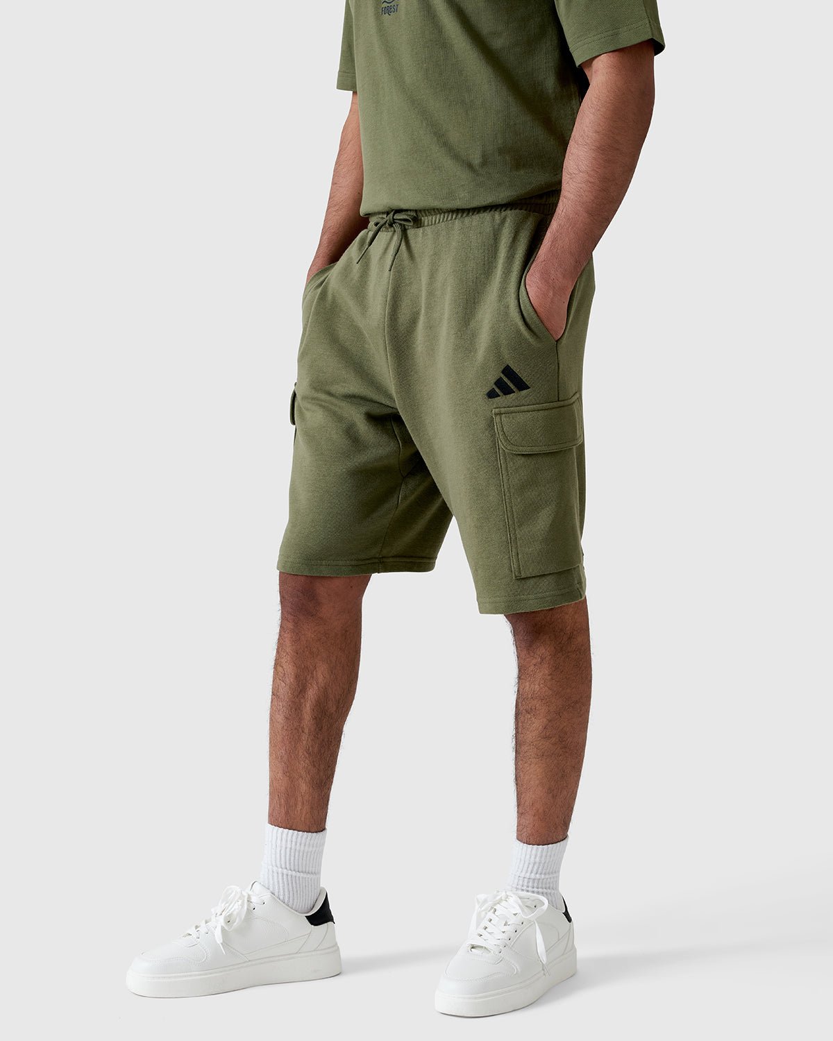 NFFC Adidas FeelCosy Olive Shorts