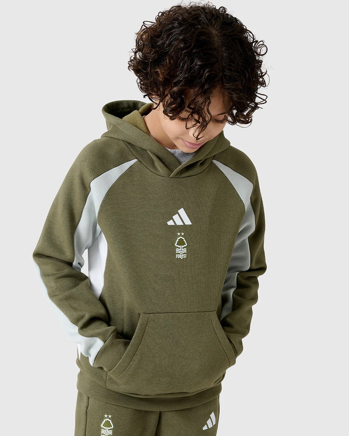 NFFC Adidas Junior Colour Block Hoodie
