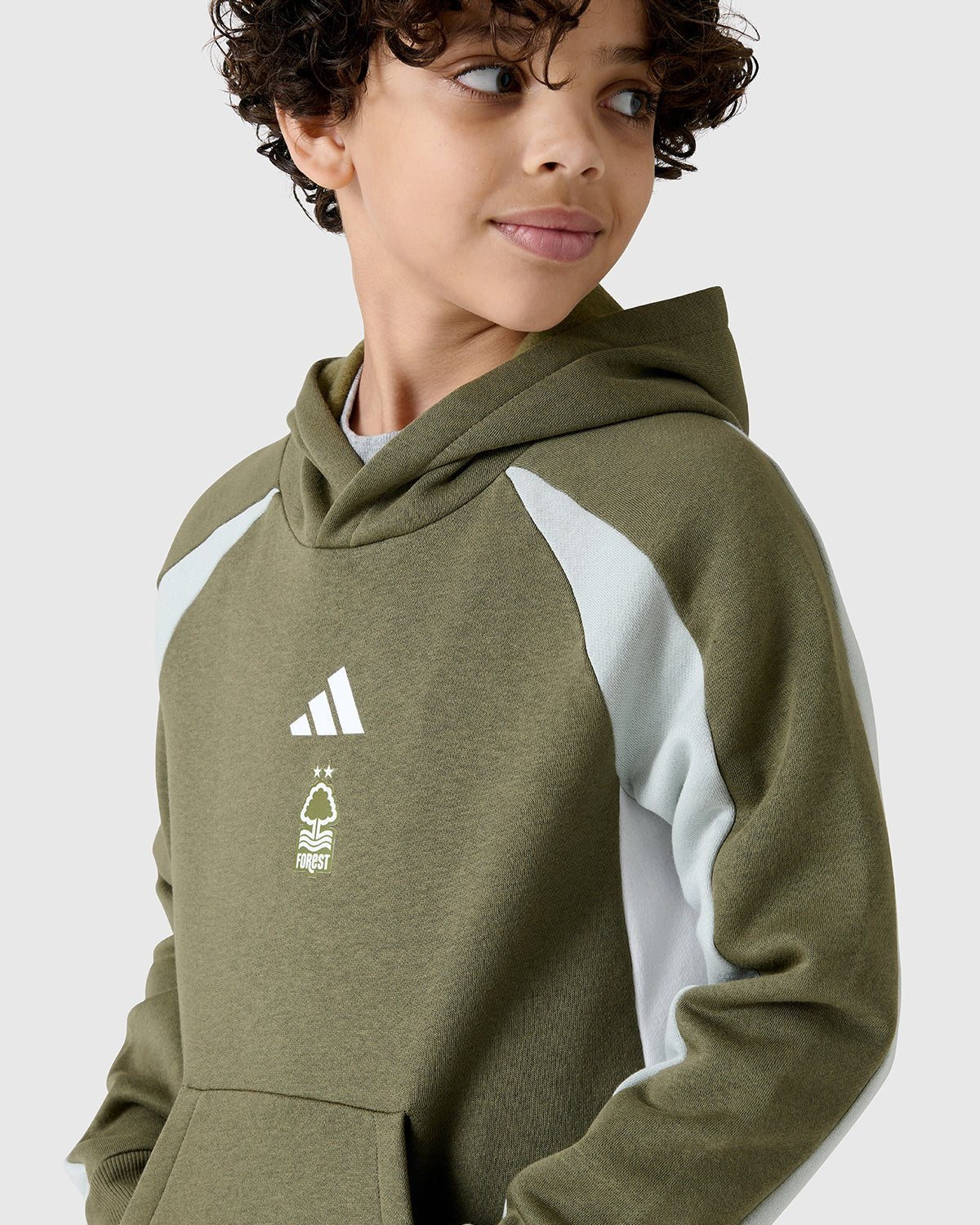 NFFC Adidas Junior Colour Block Hoodie