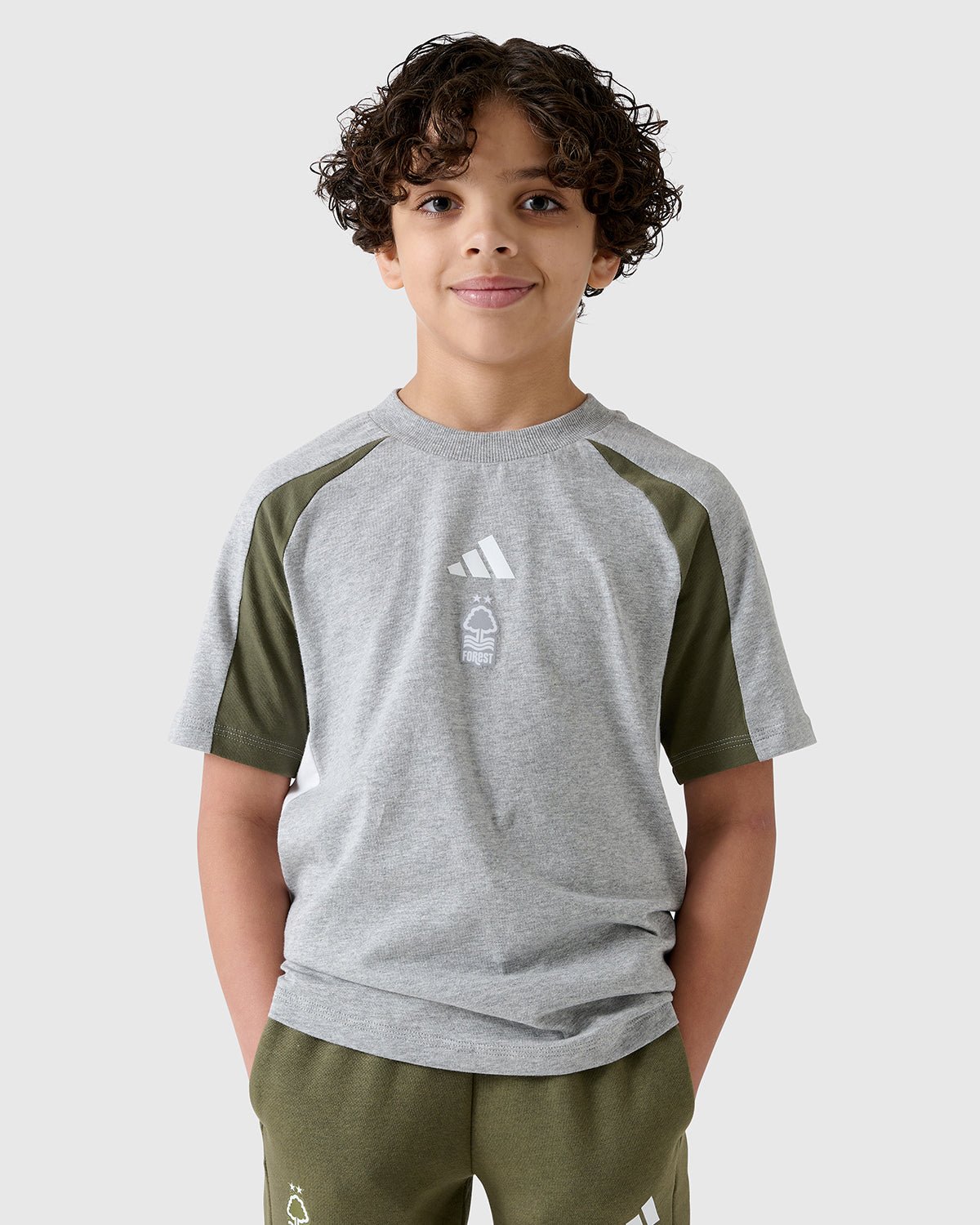 NFFC Adidas Junior Colour Block T-Shirt